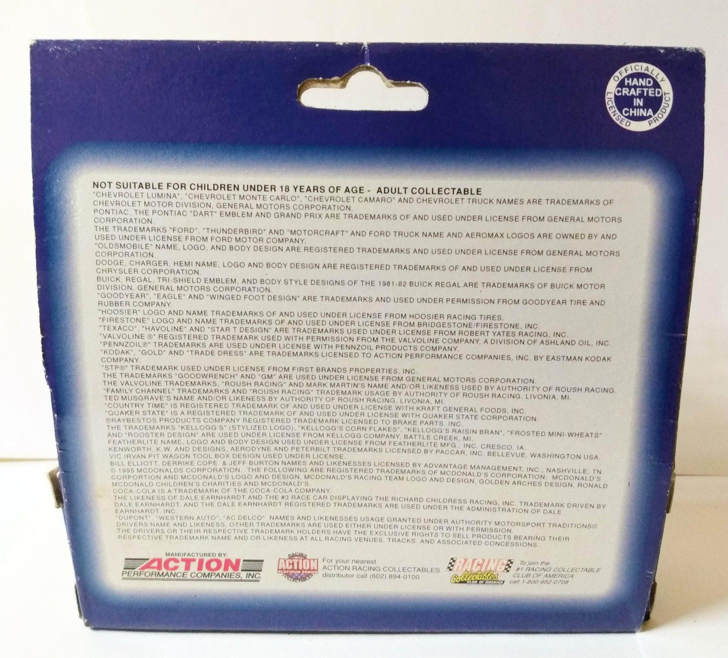 Action Platinum SuperTrucks 1995 Geoff Bodine Exide Ford F-150 - TulipStuff