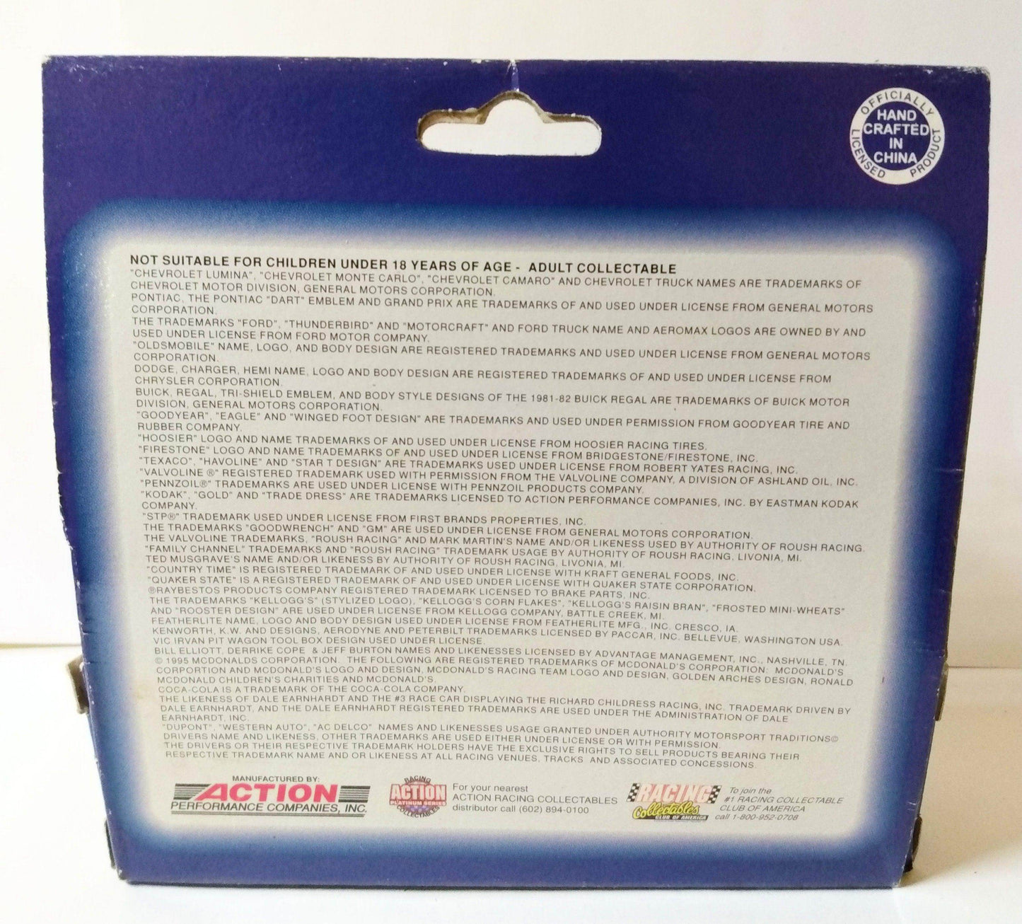 Action Platinum SuperTrucks 1995 Geoff Bodine Exide Ford F-150 - TulipStuff