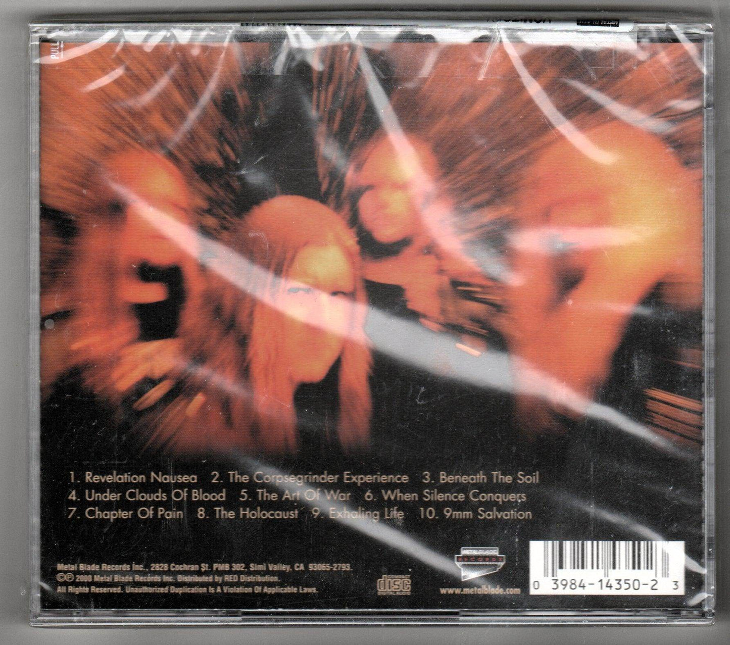 Vomitory Revelation Nausea Swedish Death Metal Album CD 2001 - TulipStuff