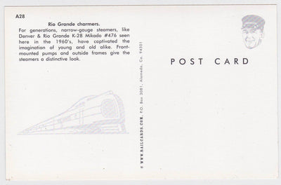 Denver and Rio Grande K-28 Mikado Steam Locomotive - TulipStuff