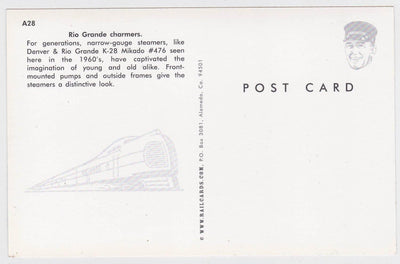 Denver and Rio Grande K-28 Mikado Steam Locomotive - TulipStuff