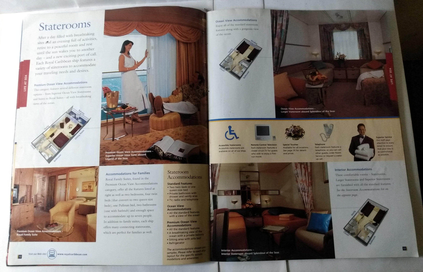 Royal Caribbean Cruises Legend/Splendour Of The Seas 1999 Europe Brochure - TulipStuff