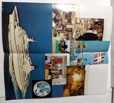 Royal Viking Sea 1980 British Isles Norwegian Fjords Cruise Brochure - TulipStuff