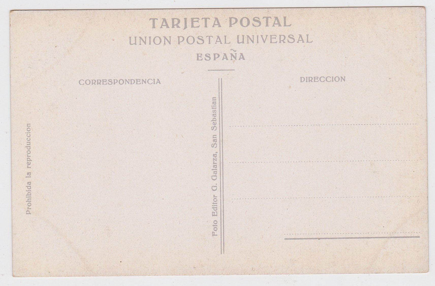 San Sebastian Paseo y Jardines de Alderdieder 1900's Spanish Postcard - TulipStuff