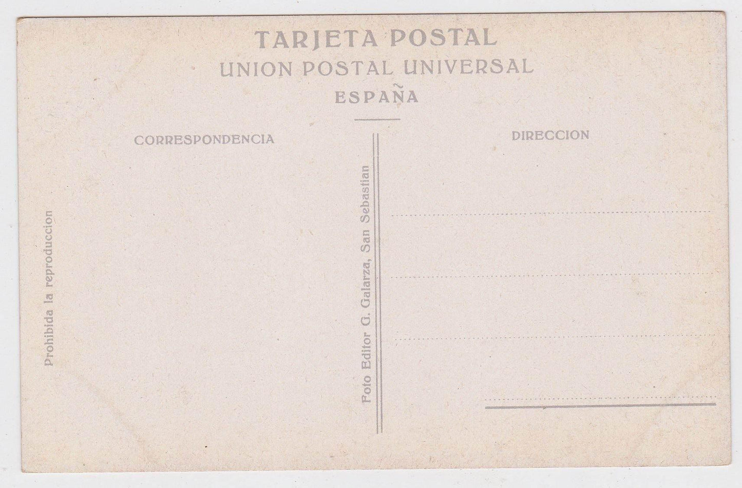 San Sebastian Paseo y Jardines de Alderdieder 1900's Spanish Postcard - TulipStuff