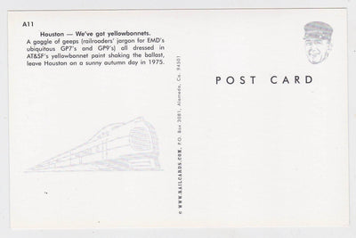 AT&SF Santa Fe Yellowbonnet Geeps EMD GP7 GP9 Locomotives - TulipStuff