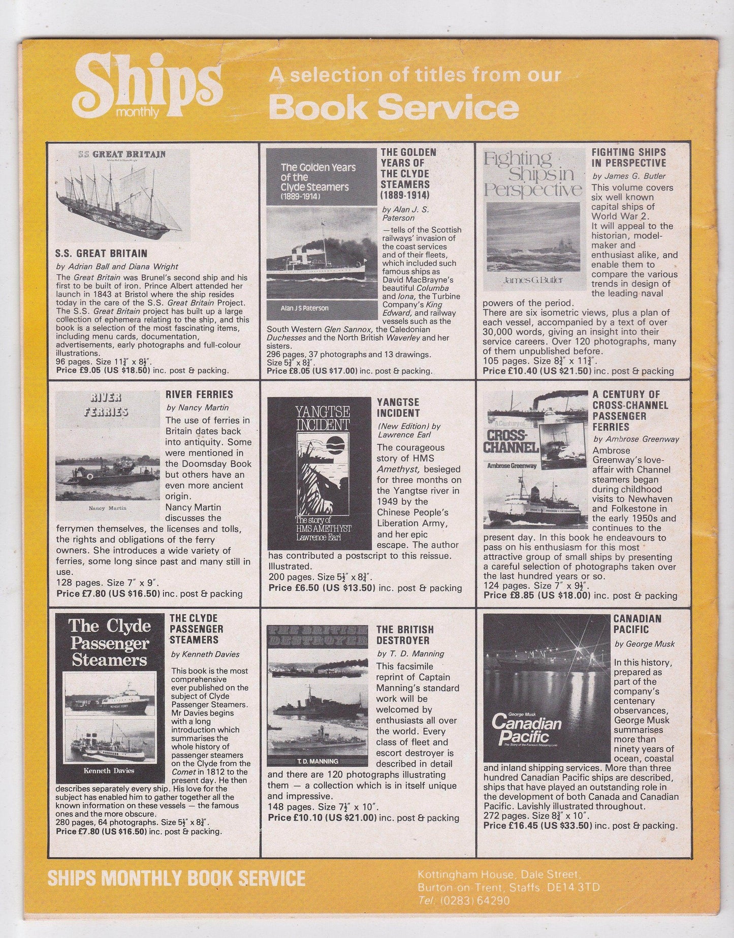 Ships Monthly Magazine 10/81 Canberra Stefan Batory Empress of Britain - TulipStuff