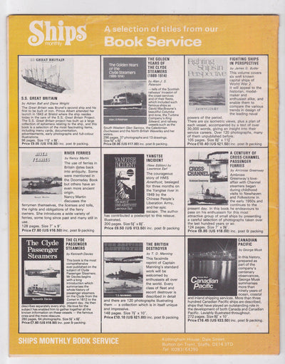 Ships Monthly Magazine 10/81 Canberra Stefan Batory Empress of Britain - TulipStuff