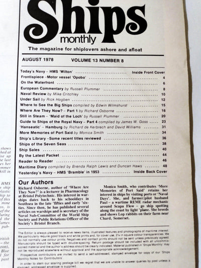 Ships Monthly Magazine October 1978 Hanseatic German Atlantic Line - TulipStuff