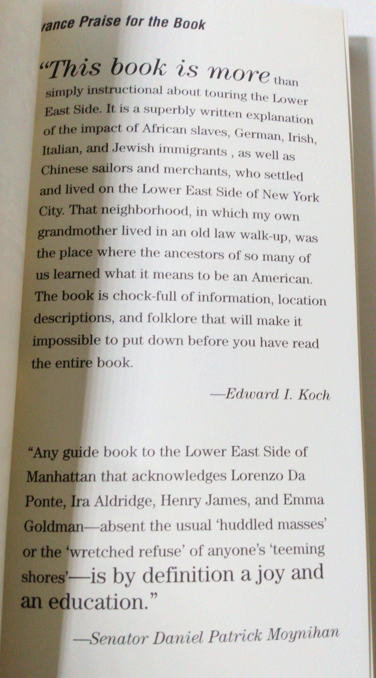 Six Heritage Tours Of The Lower East Side: A Walking Guide 1997 - TulipStuff