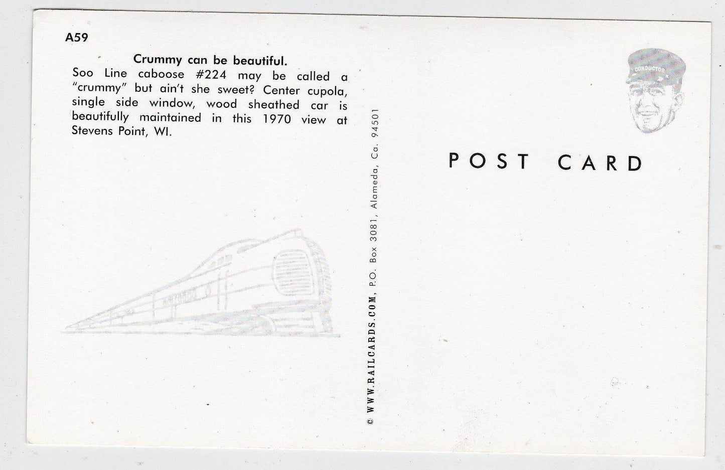 Soo Line Caboose At Stevens Point Wisconsin 1970 - TulipStuff