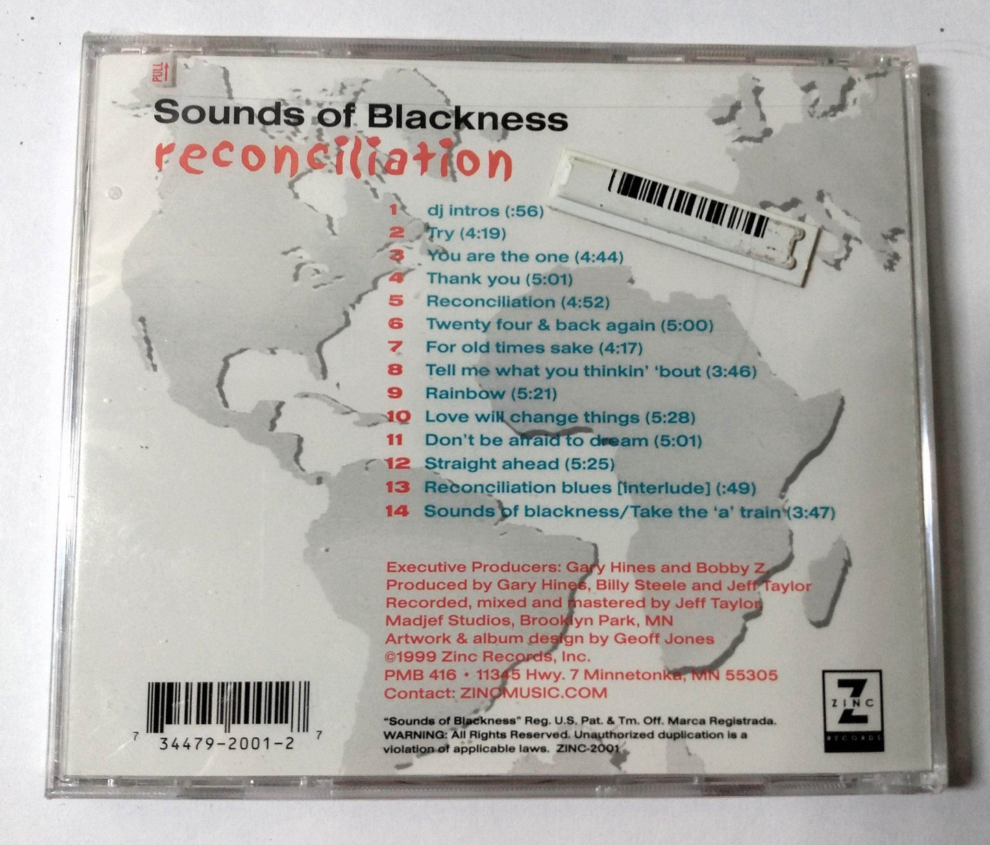 Sounds Of Blackness Reconciliation Gospel Soul Album CD 1999 - TulipStuff