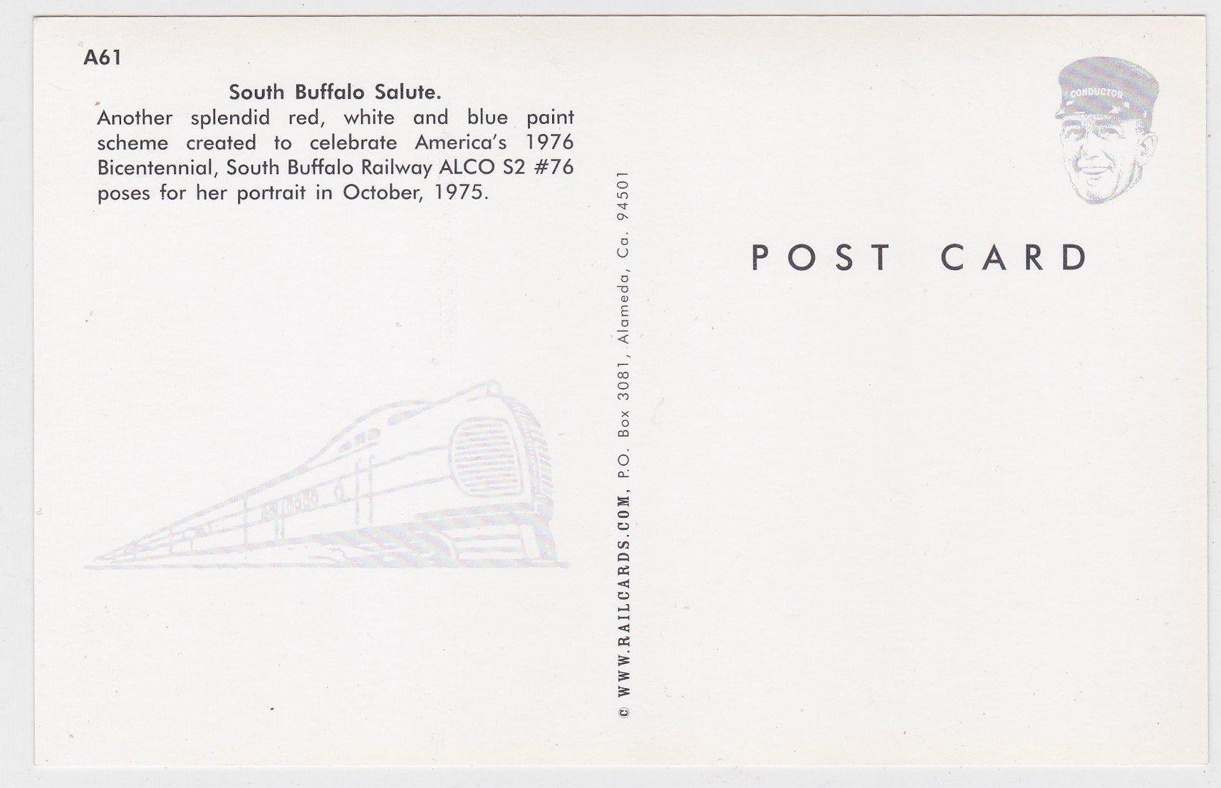 South Buffalo Railway Bicentennial Alco S2 Diesel Locomotive - TulipStuff