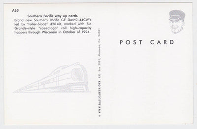 Southern Pacific GE Dash9-44CW Diesel Locomotive Freight Train 1994 - TulipStuff