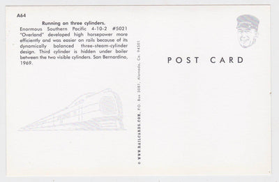 Southern Pacific Overland 4-10-2 Steam Locomotive San Bernardino 1969 - TulipStuff