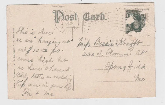 Tampa Bay Hotel Tampa Florida Antique Postcard 1908 - TulipStuff