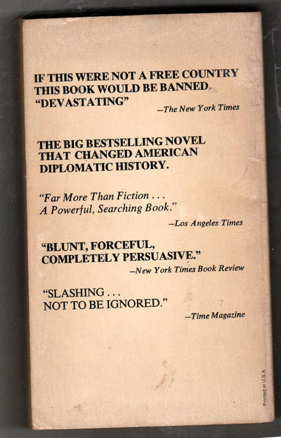 The Ugly American Lederer Burdick Paperback Fawcett 1981 - TulipStuff