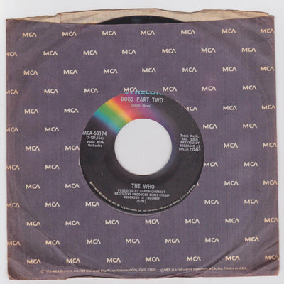 The Who Pinball Wizard b/w Dogs Part Two 1973 MCA-60174 - TulipStuff