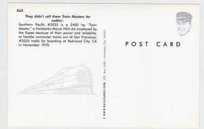 Southern Pacific Commuter Train Fairbanks-Morse H24-66 Locomotive - TulipStuff