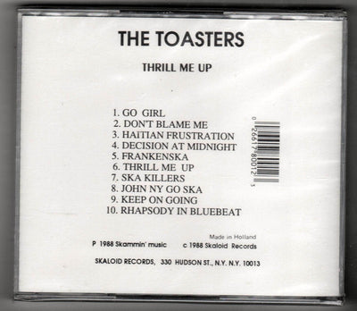 The Toasters Thrill Me Up NYC Ska Album CD Skaloid 1988 - TulipStuff