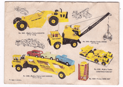 Tonka Toys Look Book Catalog 1969 - TulipStuff
