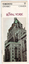 Load image into Gallery viewer, The Royal York CP Hotels Toronto Ontario Canada 1968 Brochure - TulipStuff