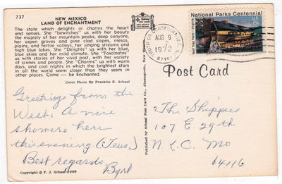 Greetings from Truth or Consequences New Mexico 1968 Postcard - TulipStuff