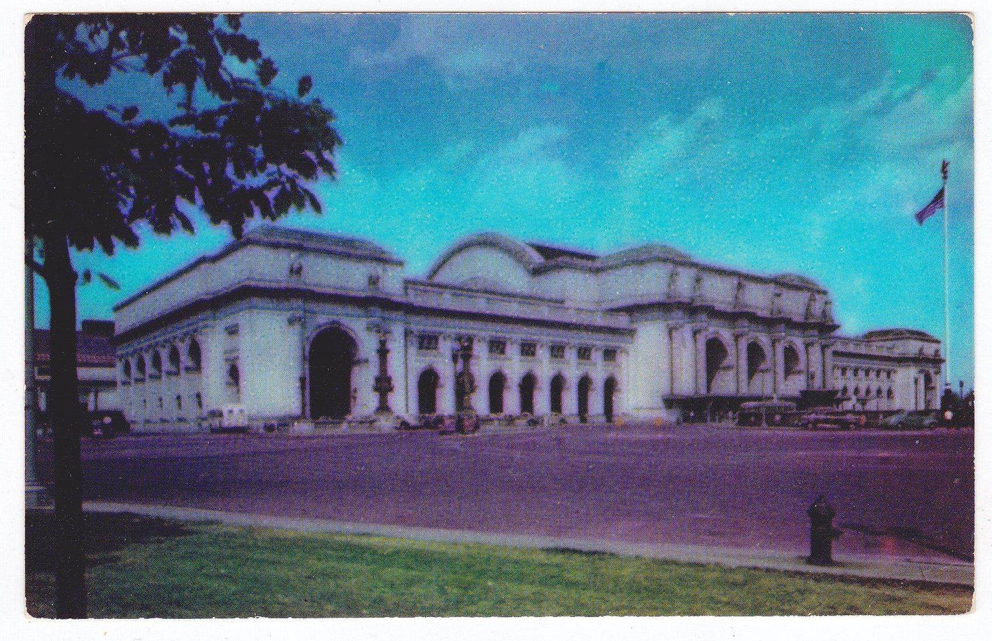 Union Station Washington DC Late 1940's Postcard - TulipStuff