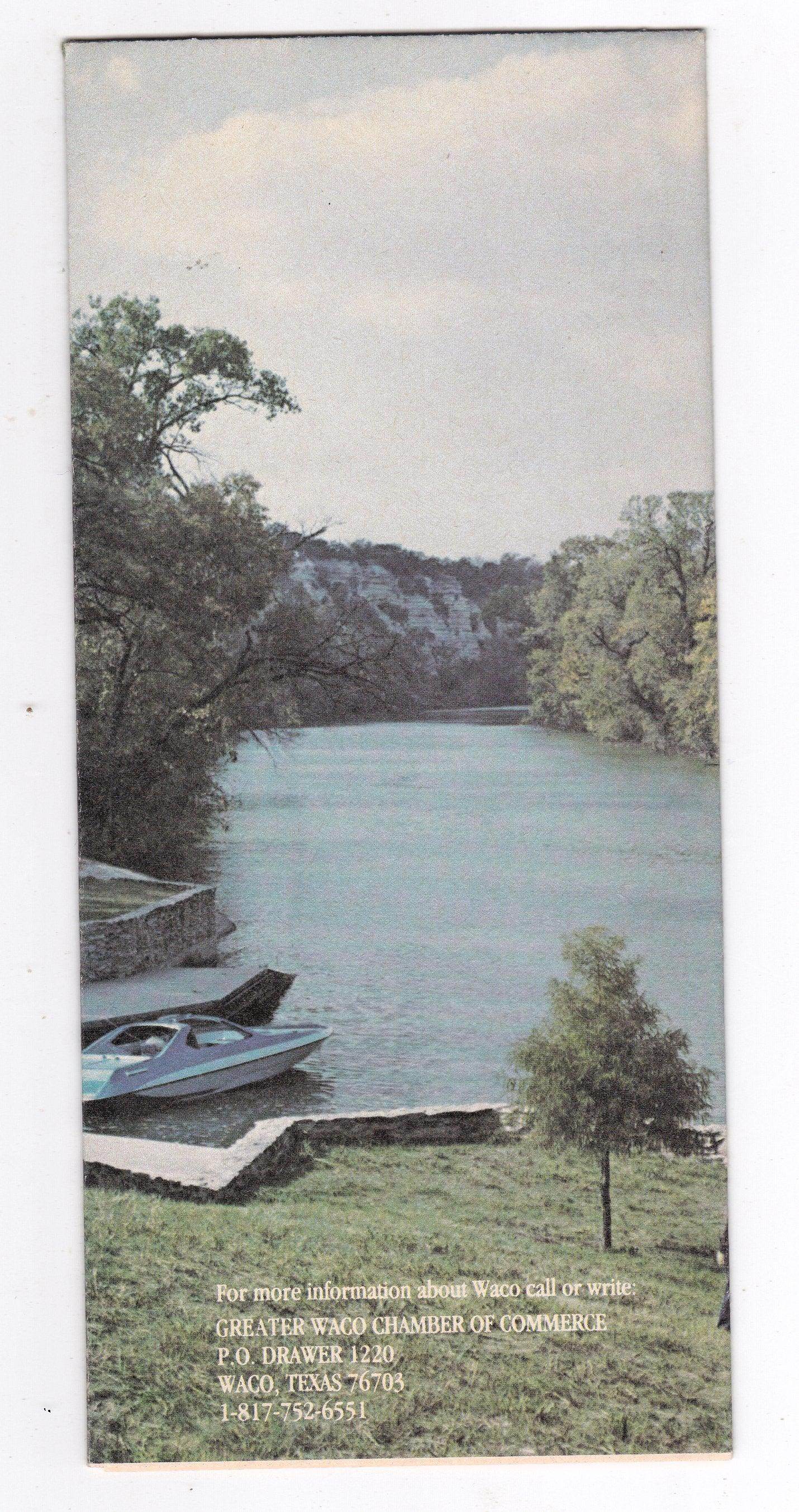 Waco A Texas Adventure 1982 Travel Brochure - TulipStuff