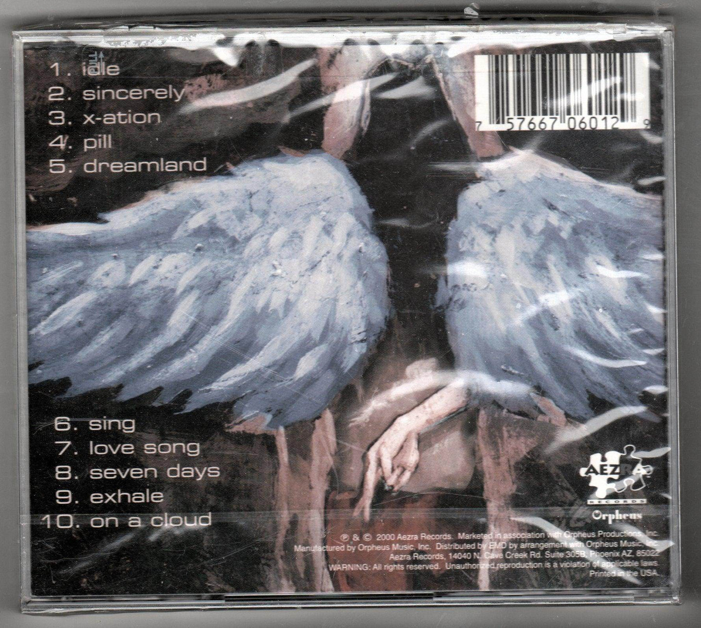 Waterface Seven Days Alternative Rock Album CD 2000 - TulipStuff