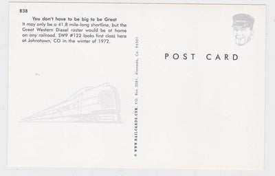 Great Western Railway EMD SW9 Diesel Locomotive Johnstown 1972 - TulipStuff