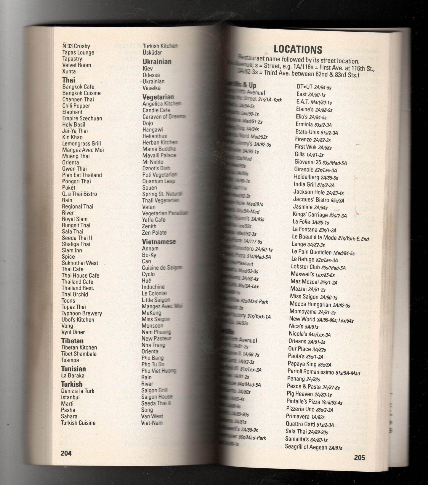 Zagat Survey New York City Restaurants 1998 - TulipStuff