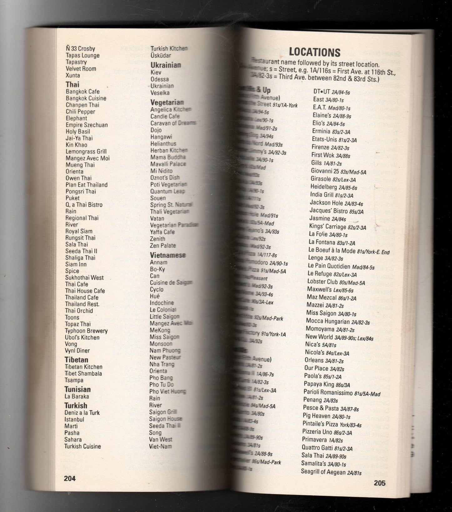 Zagat Survey New York City Restaurants 1998 - TulipStuff