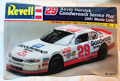 Revell Kevin Harvick Goodwrench 2001 Monte Carlo 1:24 Scale Model Kit - TulipStuff