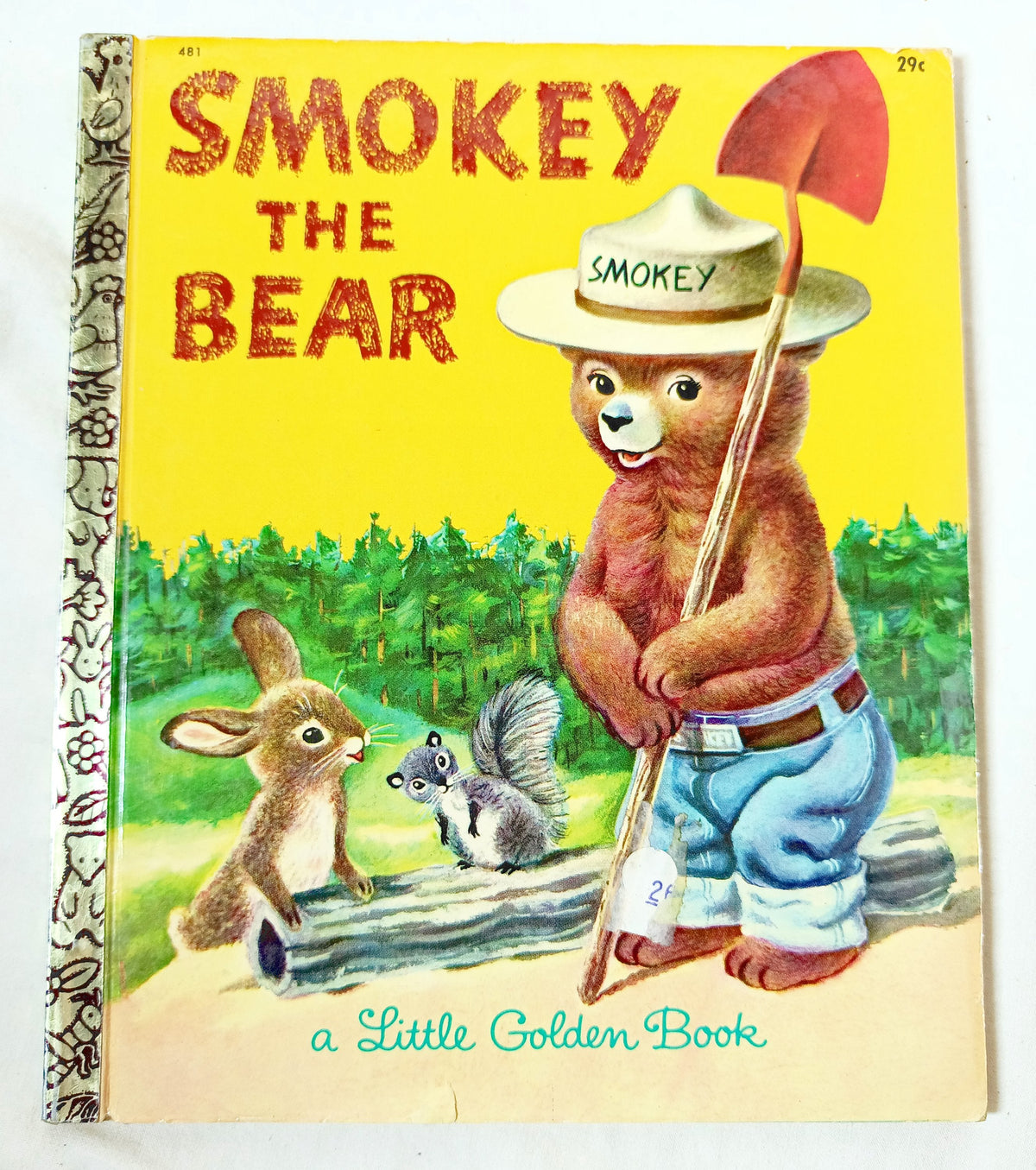 Smokey The Bear Little Golden Book Richard Scarry Jane Werner 1968 - TulipStuff