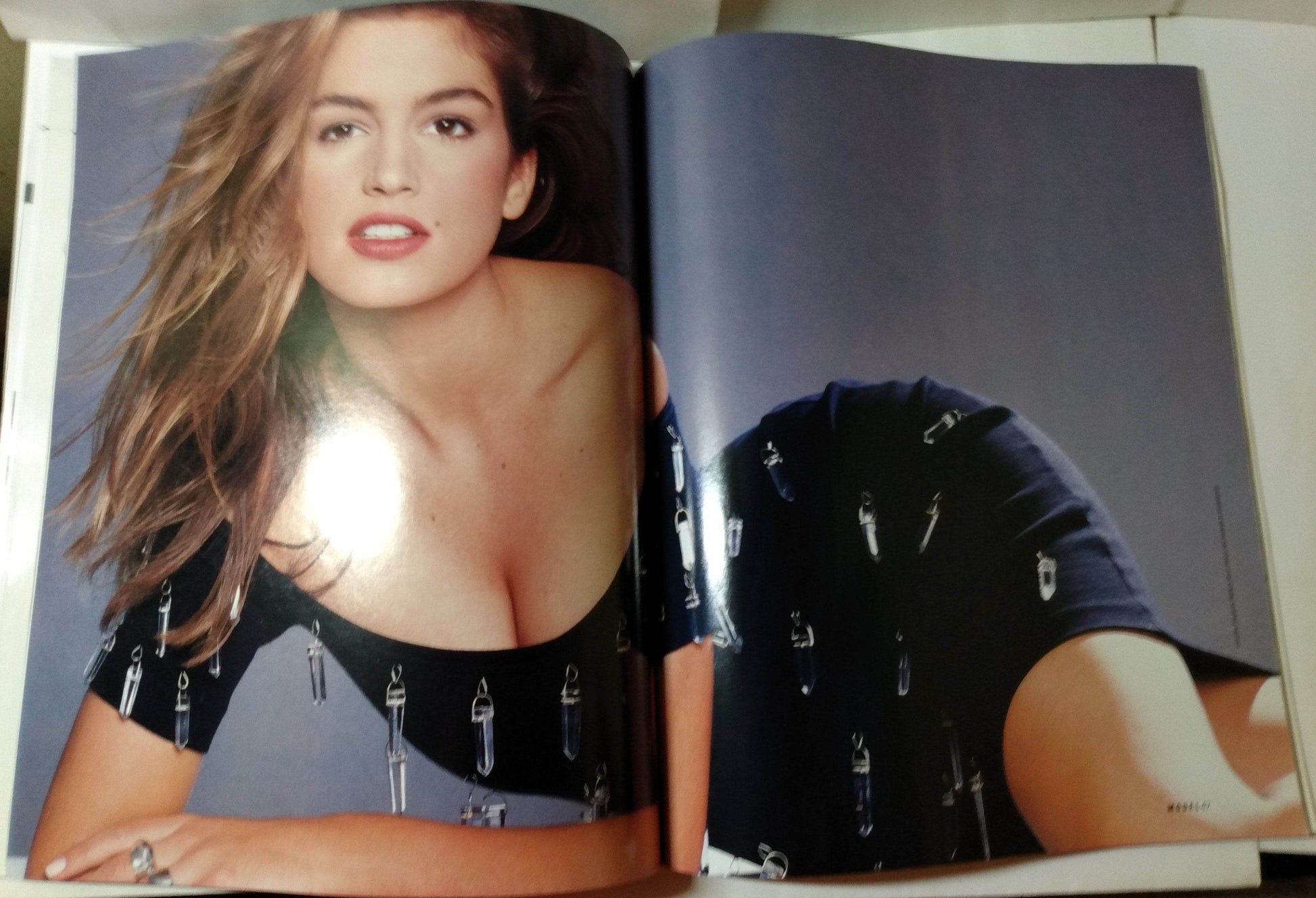 Model Magazine March 1989 Cindy Crawford Jon Bon Jovi Twiggy Fashion - TulipStuff