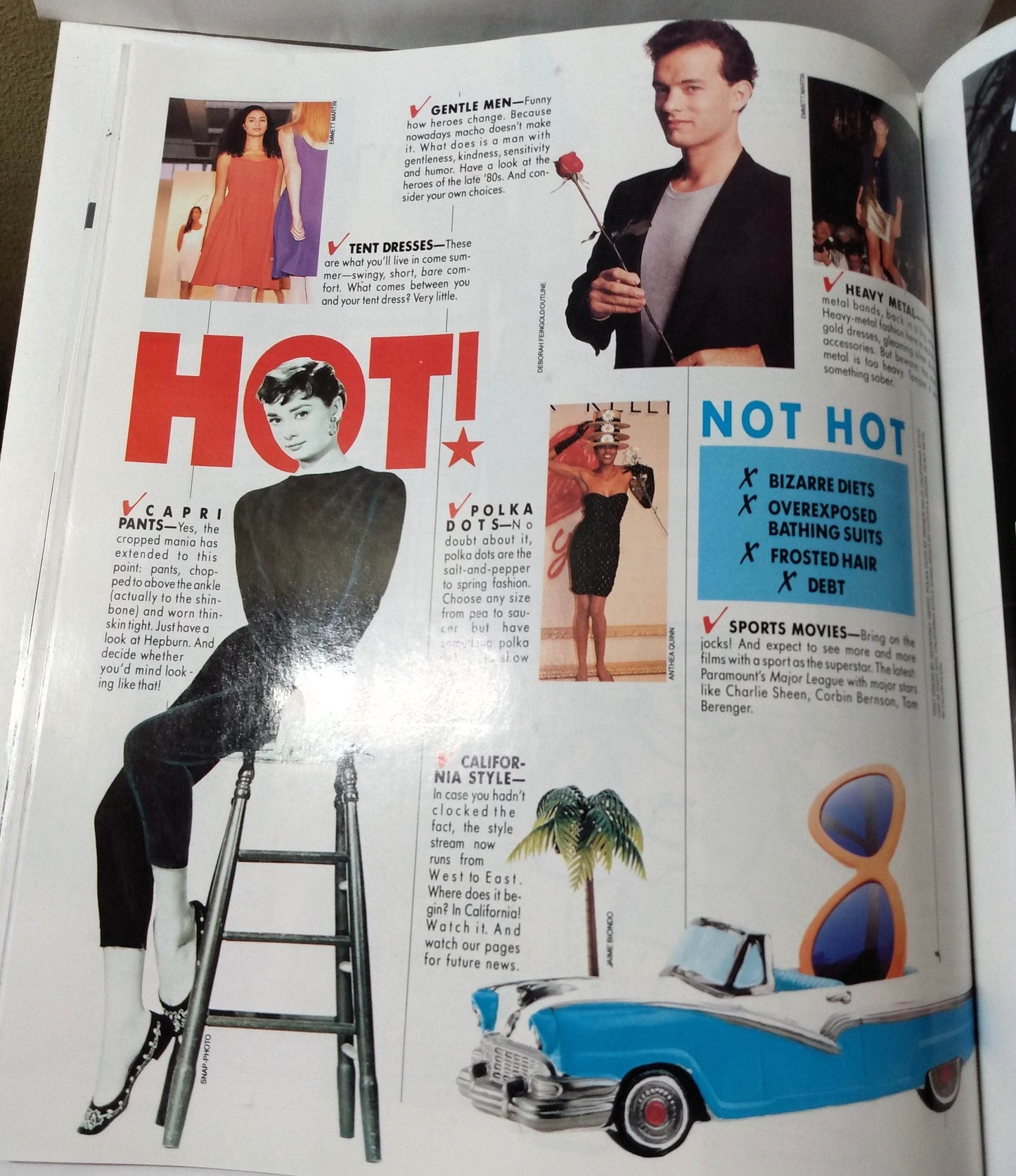 Model Magazine March 1989 Cindy Crawford Jon Bon Jovi Twiggy Fashion - TulipStuff