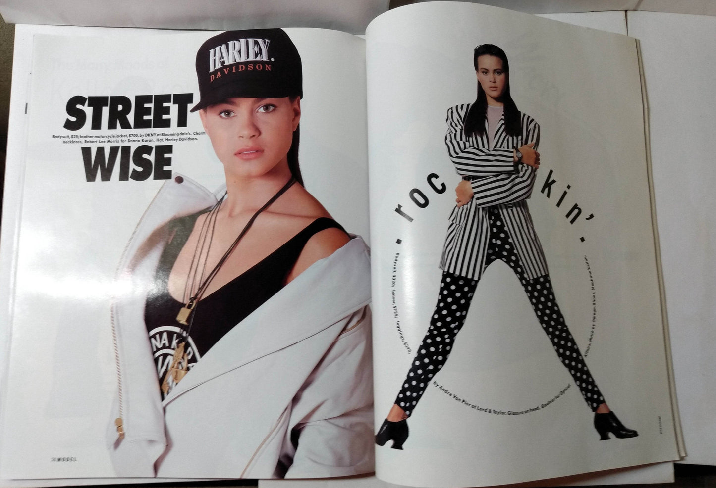 Model Magazine March 1989 Cindy Crawford Jon Bon Jovi Twiggy Fashion - TulipStuff