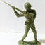 Plastic Toy Soldier Rifleman WWII USMC Marine 6 Inches Early 1970's - TulipStuff