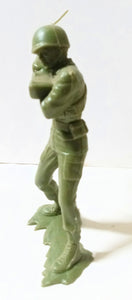 Plastic Toy Soldier Rifleman WWII USMC Marine 6 Inches Early 1970's - TulipStuff