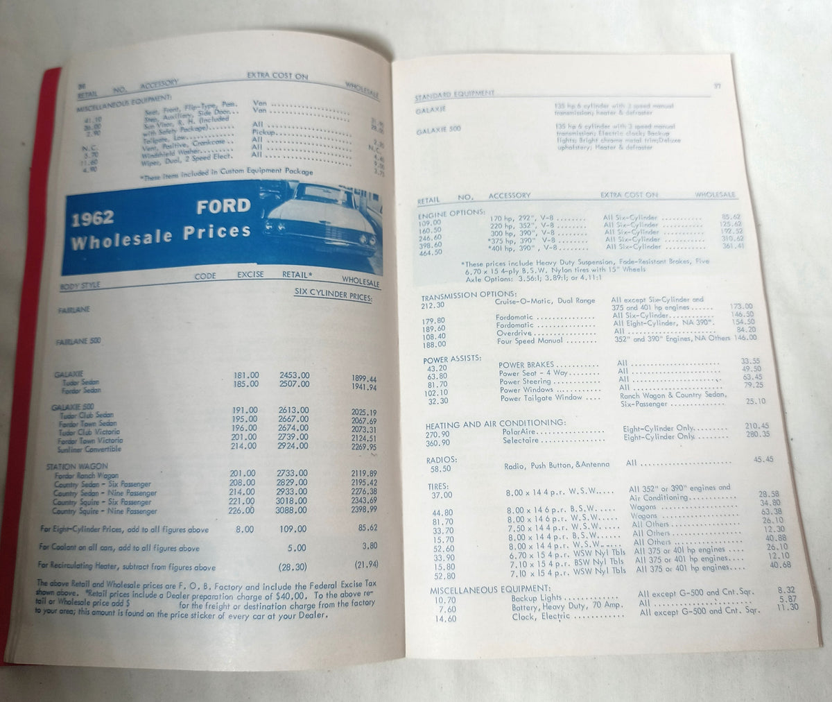 1962 Auto Bluebook Car Prices Wholesale Retail New Used American Imports - TulipStuff
