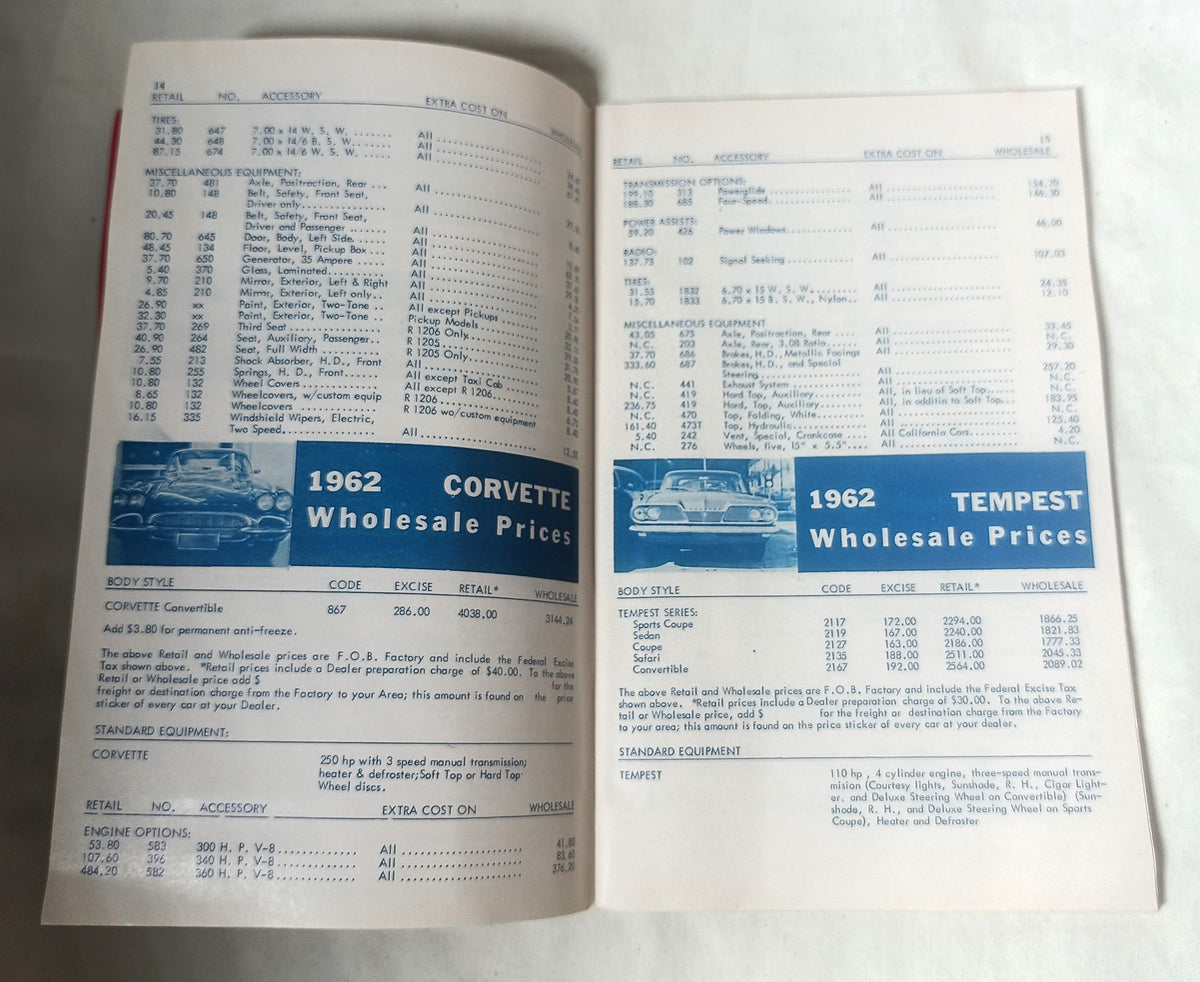 1962 Auto Bluebook Car Prices Wholesale Retail New Used American Imports - TulipStuff