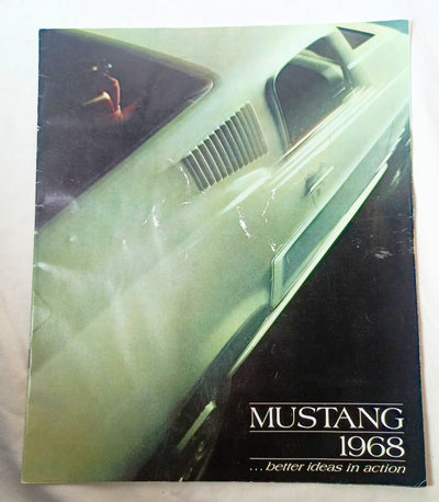 Ford Mustang 1968 Dealer Sales Brochure Hardtop Fastback 2+2 Convertible - TulipStuff