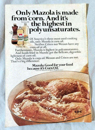 1974 GMC MotorHome / Mazola Vintage Print Ad - TulipStuff