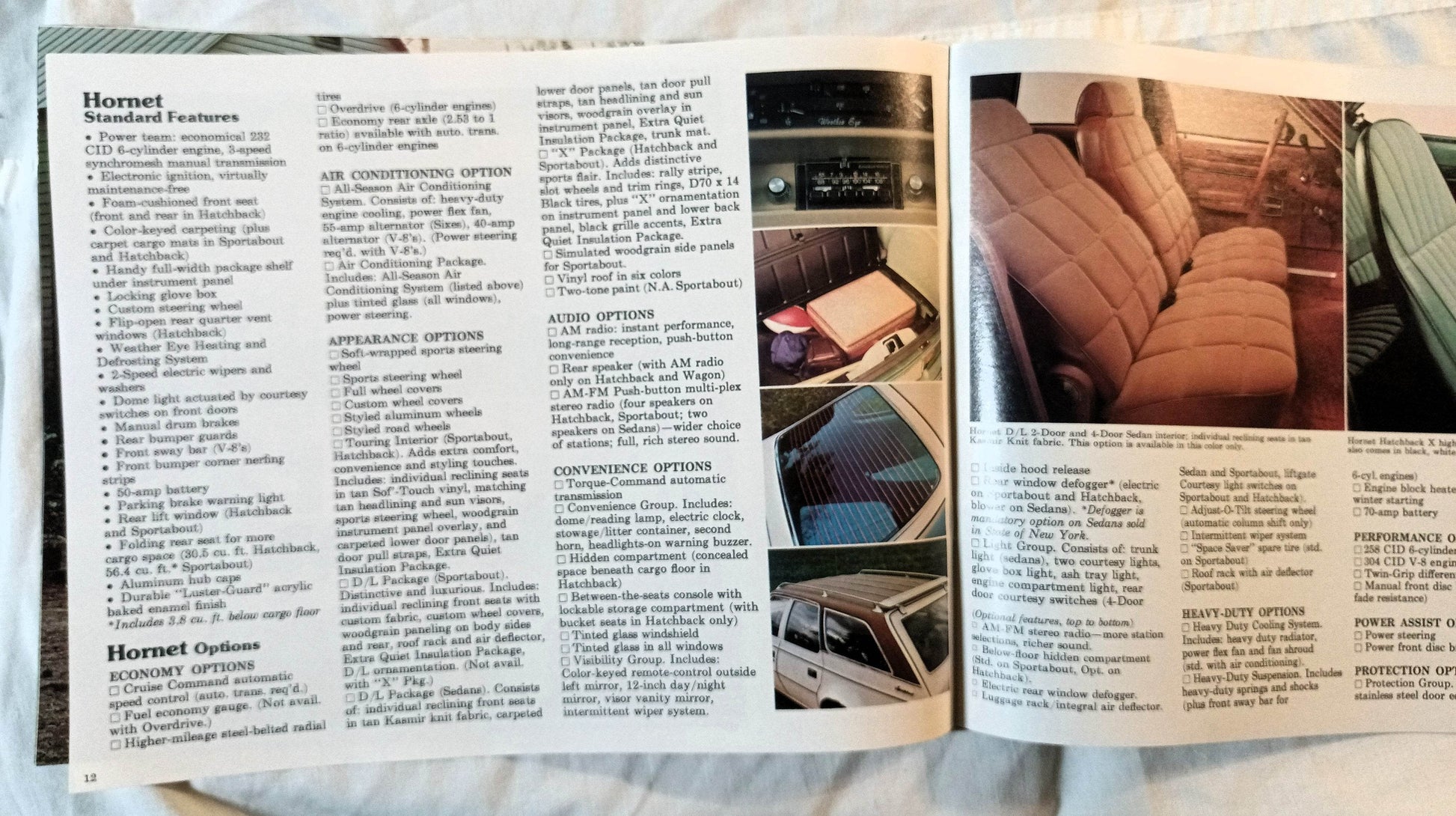 American Motors 1976 AMC Passenger Cars Auto Show Edition Brochure - TulipStuff