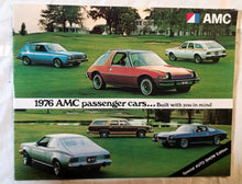 Load image into Gallery viewer, American Motors 1976 AMC Passenger Cars Auto Show Edition Brochure - TulipStuff

