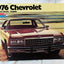 1976 Chevrolet Caprice Classic Impala Dealer Sales Brochure - TulipStuff