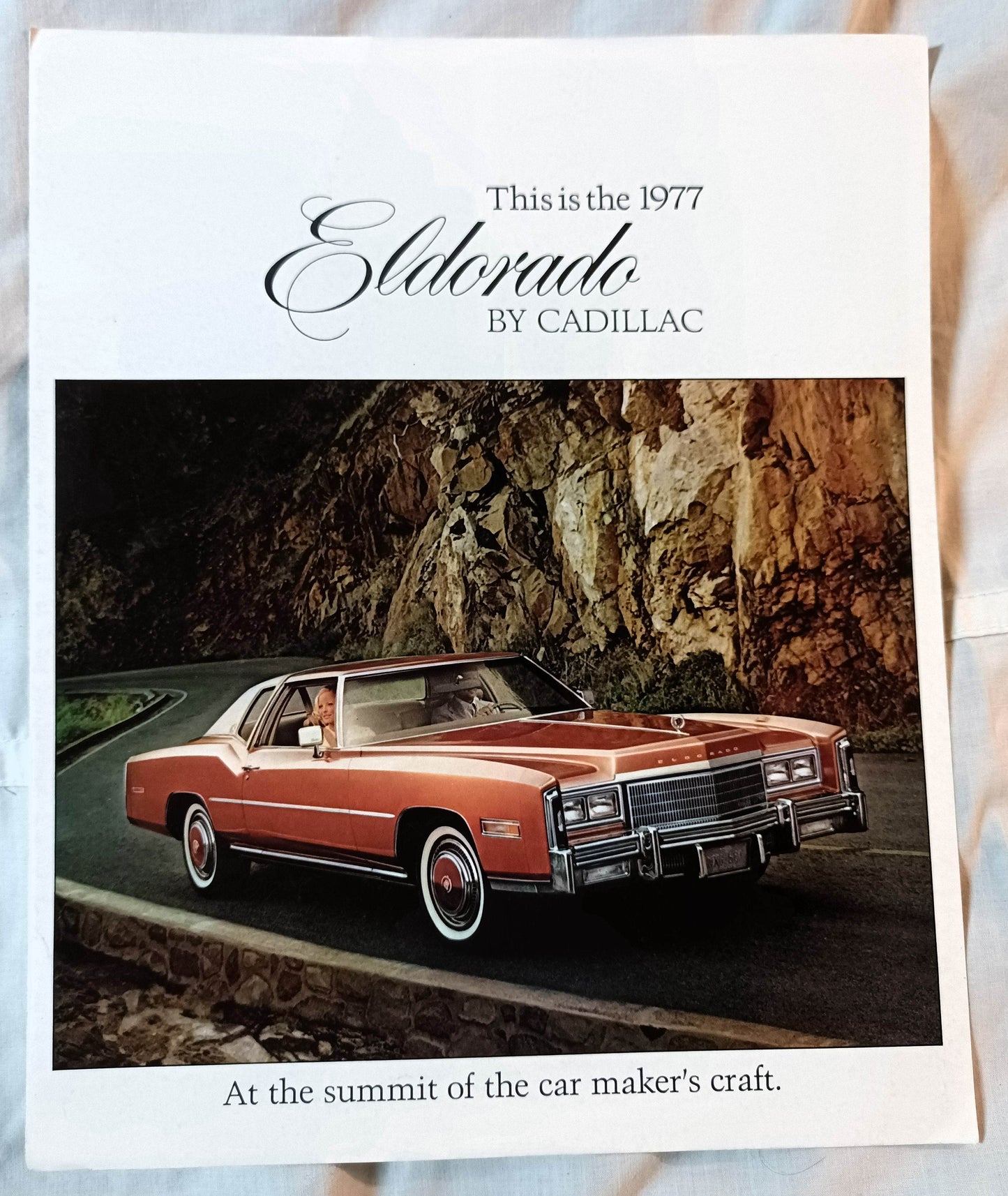 1977 Cadillac Eldorado Coupe Cabriolet Custom Biarritz Sales Brochure - TulipStuff