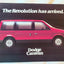 1984 Dodge Caravan Detroit Area Dealers Sales Brochure - TulipStuff