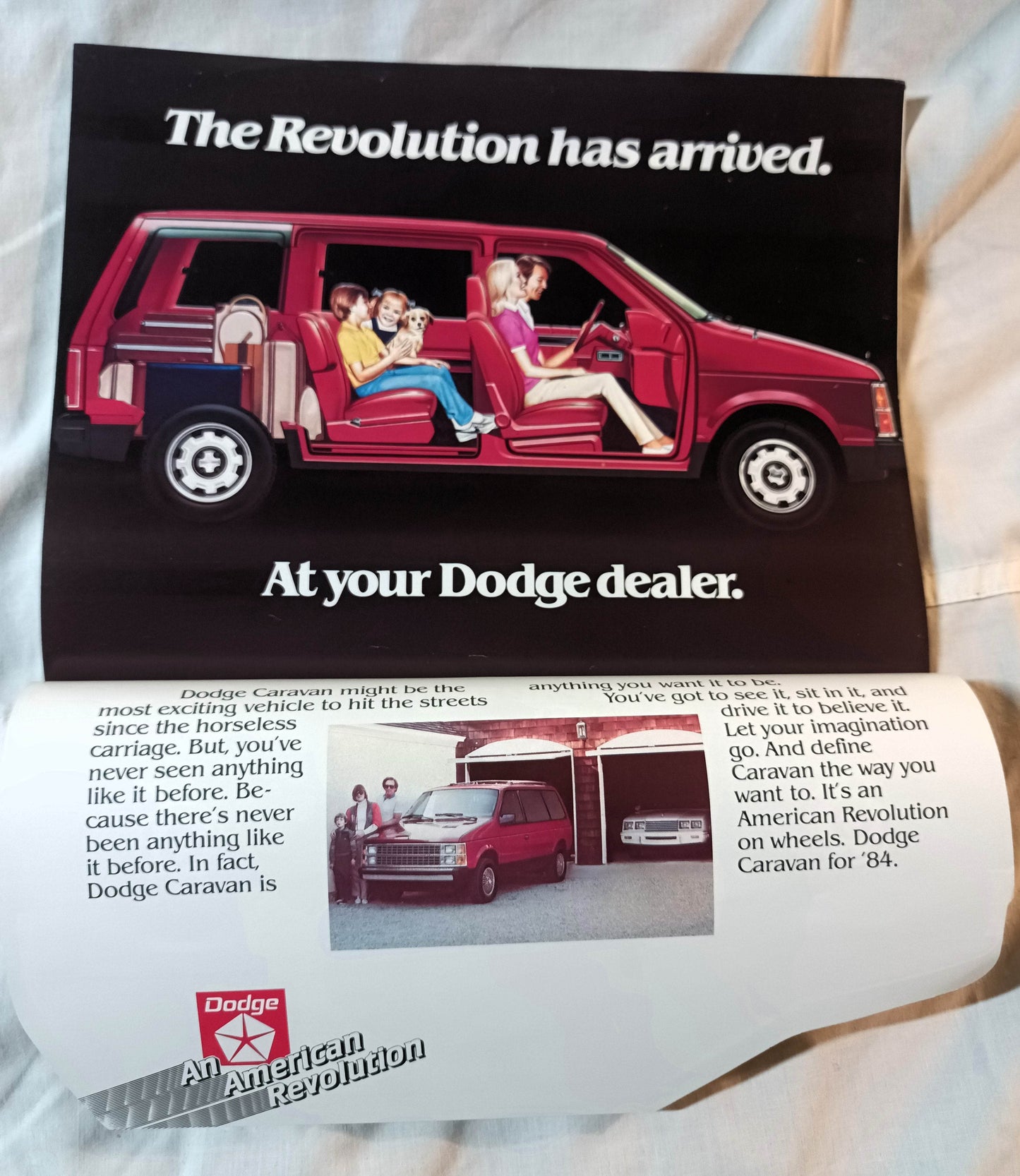1984 Dodge Caravan Detroit Area Dealers Sales Brochure - TulipStuff